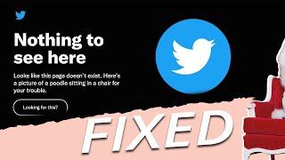 FIX: Twitter Nothing to see Here Error in 3 Simple Ways
