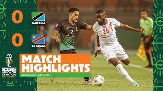 HIGHLIGHTS | Tanzania  DR Congo #TotalEnergiesAFCON2023 - MD3 Group F