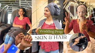 Wedding Prep | Hair Spa,Nails,Cleanup,Waxing,Pedicure | Malavika Krishnadas #NayikaWedsNayakan ️