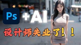 设计师要失业了！！ Photoshop + AI 重新定义绘画 | Photoshop迎来史上最强更新，不学=失业 。