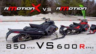 2021 Ski-doo XRS with Rmotion x and RAS x Review | Quick Drive | 850 etec vs 600r etec