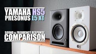 New PreSonus E5 XT and Yamaha HS5 could not sound any more different! SOUND AND RESPONSE COMPARISON