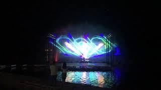 Лазерное шоу фонтанов