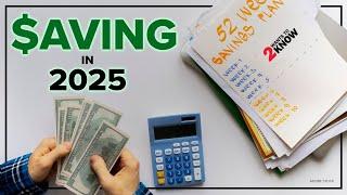 How to save money in 2025