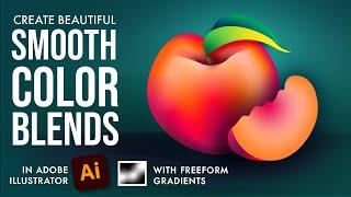 How to Use the Freeform Gradient Tool to Blend Colors in Adobe Illustrator