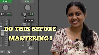 6 STEPS you need to do BEFORE MASTERING your tracks !