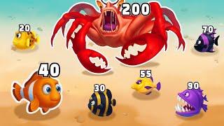 Fishdom Mini Ads & Mini Games Walkthrough | Help the Fish in Fishdom | Escape the Hungry Shark