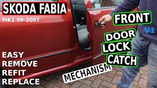 SKODA FABIA Drivers Door Lock RHD (Mk1 99-07)