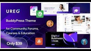 Ureg   BuddyPress & Community WordPress Theme @1000theme