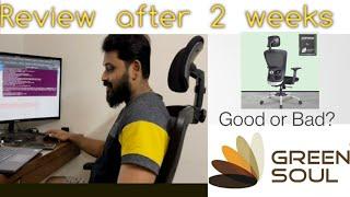 Review after two weeks || Green Soul® Jupiter High-Back Mesh Office Executive Ergonomic Chair