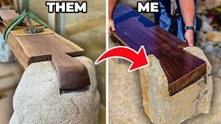 I Tested Viral Rock & Wood Bench