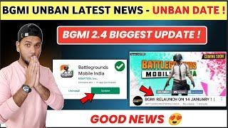  Bgmi Unban Latest News | Bgmi 2.4 Update  |  Bgmi Unban