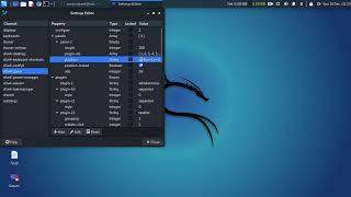 How to move taskbar from top to bottom in kali linux