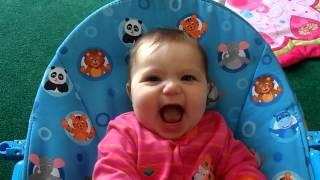 laughing baby girl!