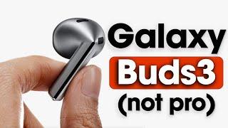 Galaxy Buds3 (not Pro) First Impressions - Samsung's AirPods Alternative?