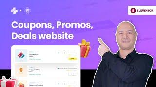 How to make Coupons, Promos, Deals website in Elementor with PopUp | Affiliate Deals | WordPress