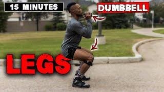 15 MINUTE LIGHTWEIGHT DUMBBELL LEG WORKOUT!