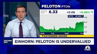 Shares of Peloton surge 11% after David Einhorn says stock is significantly undervalued