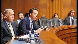 Senator Hawley Calls Out YouTube for Recommending Videos of Children to Pedophiles