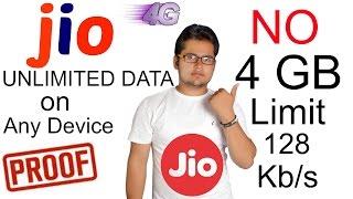 How To Remove Jio 4GB limitation and Move to unlimited 4G Data  No Speed Drop