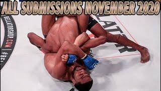 All MMA submissions november 2020