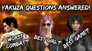 Yakuza Questions Answered! (10K Sub Special)