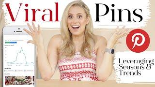 How to Create Pins That Go Viral (2022) // Pinterest TRENDS & SEASONS Strategy Revealed!