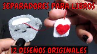 12 SEPARADORES para LIBROS CREATIVOS |  HECHOS A MANO | LATIN DIY