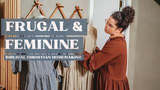 Declutter Closet + Modest Thrifted Outfits | Frugal Christian Homemaking | Low income