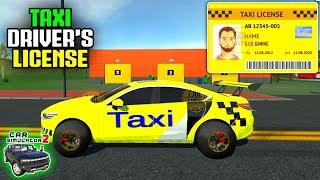 Car Simulator 2 - My Taxi Driver's License