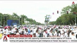 Over 1.5 million members of religious sect rally to oppose Philippine VP Sara Duterte's impeachment