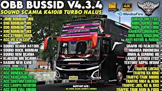 OBB BUSSID V4.3.4 SOUND SCANIA K410iB TURBO HALUS | BUS FULL ROMBAK | GRAFIK HD4K | Bussid v4.3.4