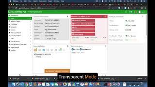 NAT V's Transparent - Fortinet firewall