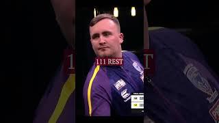 NEVER SEEN BEFORE! 4x  TO FINISH 231 by Luke Littler #darts #shorts