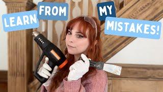 How to Remove Paint from Wood with a Heat Gun •• What I Wish I Knew Earlier!!! [Demo, Tools, Tips]