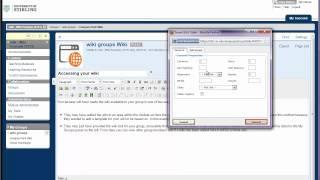 editing and formatting your wiki