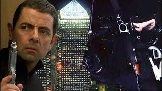 Sky Dive Mission | Johnny English | Funny Clips | Mr Bean Official | Mr Bean