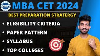 MBA CET 2024 Exam Dates and Eligibility Criteria | Detail Video for MBA CET 2024