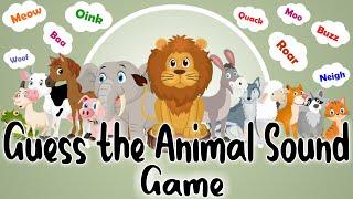 Animal Sounds for Kids | Guess the Animal Sound Game | Animal Sounds Quiz