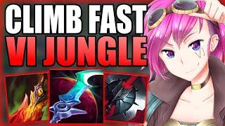 HOW TO EASILY SPEEDRUN CLIMB OUT OF LOW ELO WITH VI JUNGLE! - Gameplay Guide League of Legends