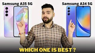 Samsung A35 5G vs Samsung A34 5G- Full Comparison | Should I buy Samsung A35 5G ??