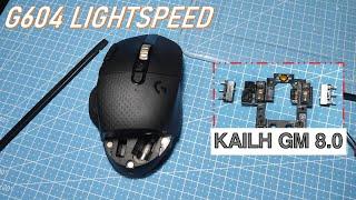 G604 Lightspeed Double Click | LMB + RMB Switch Replacement Kailh GM 8.0 | Full Teardown Disassembly