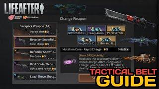 LIFEAFTER TACTICAL BELT WEAPON CUSTOMISATION GUIDE