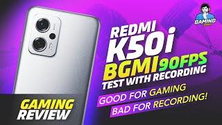 Redmi K50i Gaming Review, BGMI 90FPS Good with Recording? Throttling Issues Explained