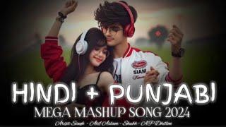 Hindi X Punjabi Mega Mashup 2024 || Hindi And Punjabi Lovers || Mind Relax Songs || By Slowed Lo-fi