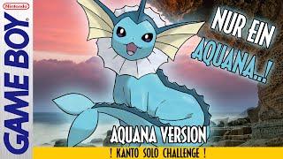 Kann man NUR mit AQUANA Pokemon Blau & Rot durchspielen?