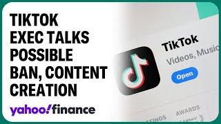 TikTok executive discusses possible ban and content creation for businesses