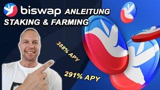 +300% APR!!! Biswap Staking & Farming Tutorial Deutsch - Anleitung mit BSW Token