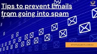 Tips to avoid your emails going into spam | Email Marketing | Email Campaign