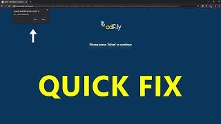 How to skip Adfly's "Press Allow To Continue"
